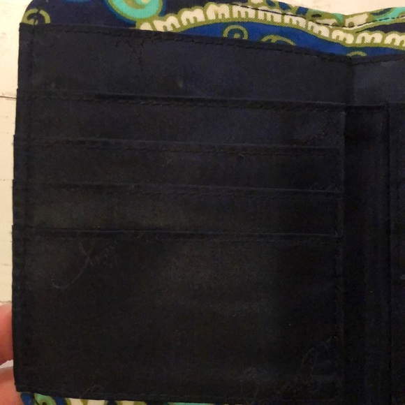 Vera Bradley Rhythm and Blues Snap Wallet - Picture 4 of 8